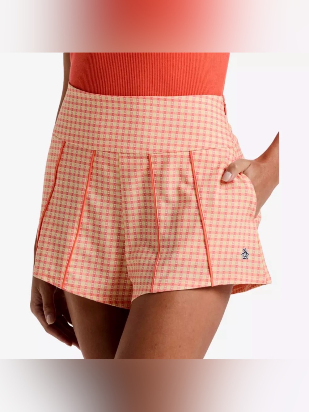 Original Penguin Pete's Bow Tie Women's 4.5" Golf Shorts